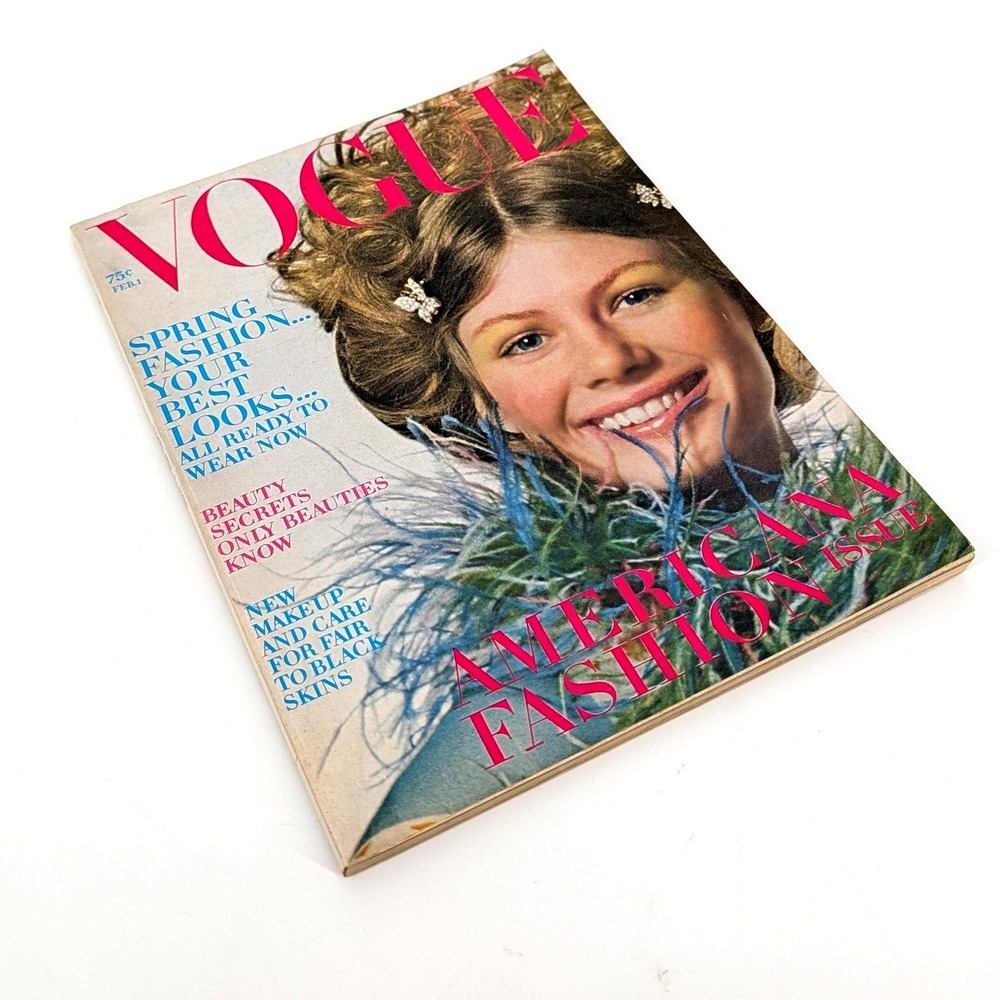 Vogue Magazine February 1 1970 Charly Stember Americana Fashion Vintage 70s